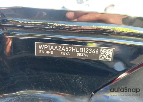 2017 Porsche Macan из США, поврежденный, VIN WP1AA2A58HLB04204